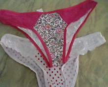 calcinha estampada.